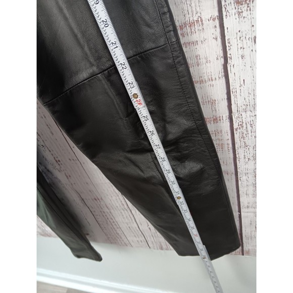 I B Diffusion Vintage High Waisted Genuine Leather Pants Women's Size 6 - Picture 11 of 11
